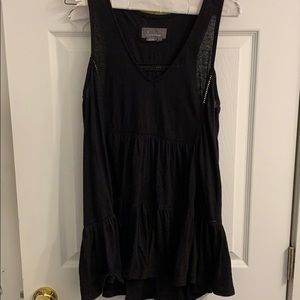 Anthropologie black tank
